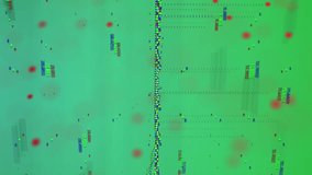 Animation of red dots forming dna helix over changing numbers around globe on abstract background. Digitally generated, hologram, illustration, molecule, medical, globalization and technology concept. - Powered by Shutterstock - Get 15% off with code: PIKWIZARD15