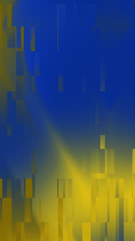 Blue Yellow Abstract Backgrounds Vertical With Overlay Glitch, Perfect For Theater, Event Promotions, Festive Backgrounds, Party Invitations, Performance Advertisements