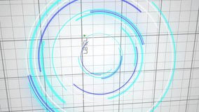 Animation of financial data processing over scope scanning. Global finance, business, connections, computing and data processing concept digitally generated video. - Powered by Shutterstock - Get 15% off with code: PIKWIZARD15