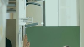 Animation of network of connections with icons over diverse female colleagues using laptop in office. Technology, business and digital interface concept digitally generated video. - Powered by Shutterstock - Get 15% off with code: PIKWIZARD15