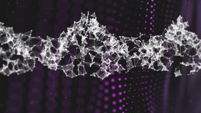 DNA strand and binary coding, scientific data processing animation. Biotechnology, bioinformatics, genetic, digital, analysis, research - Powered by Shutterstock - Get 15% off with code: PIKWIZARD15