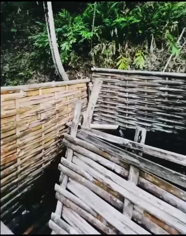 a clear spring located in the countryside 
