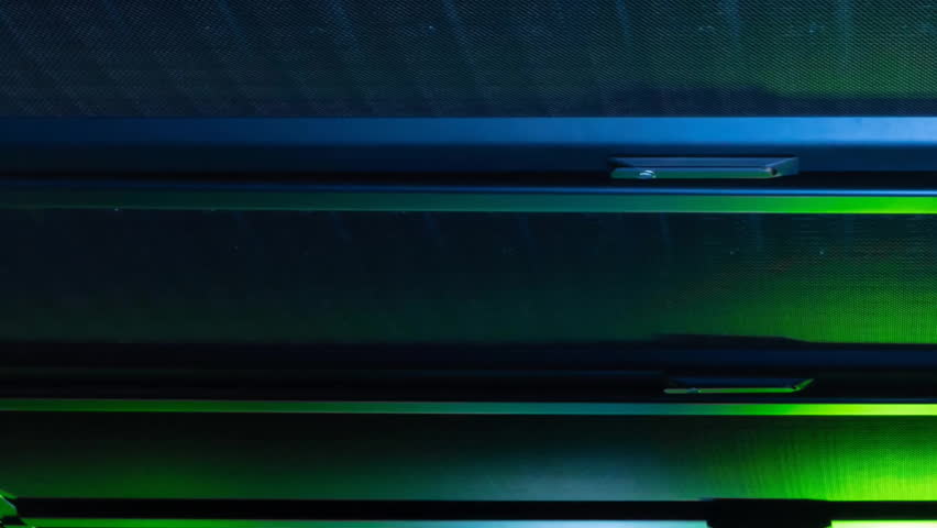 Animation of multicolored computer programming language over data server room. Digital composite, multiple exposure, coding, programming language, data center, networking, technology, network concept. - Powered by Shutterstock - Get 15% off with code: PIKWIZARD15