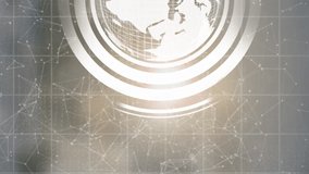 Animation of neon qr code with lines over data processing and globe on black background. global technology and computing concept digitally generated video. - Powered by Shutterstock - Get 15% off with code: PIKWIZARD15