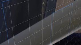 Animation of data processing over caucasian woman running on treadmill. Global sports, connections and data processing concept digitally generated video. - Powered by Shutterstock - Get 15% off with code: PIKWIZARD15