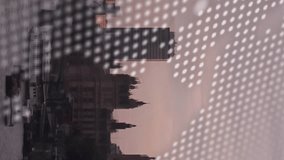 Animation of financial data processing over london cityscape. Global business, finance, data processing and digital interface concept digitally generated video. - Powered by Shutterstock - Get 15% off with code: PIKWIZARD15