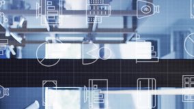 Animation of currency symbols over african american businesswoman talking on smartphone at office. Global economy and business networking technology concept - Powered by Shutterstock - Get 15% off with code: PIKWIZARD15