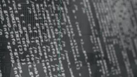 Animation of data processing over cityscape. Global business data processing and digital interface concept digitally generated video. - Powered by Shutterstock - Get 15% off with code: PIKWIZARD15