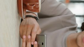 Animation of like icons over man using smartphone. Social media, communication and digital interface concept digitally generated video. - Powered by Shutterstock - Get 15% off with code: PIKWIZARD15