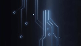 Animation of 6g text, digital data processing over circuit board on black background. Global connections, computing and data processing concept digitally generated video. - Powered by Shutterstock - Get 15% off with code: PIKWIZARD15