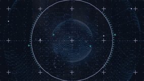 Animation of scope scanning over data processing. Business, technology and digital interface concept digitally generated video. - Powered by Shutterstock - Get 15% off with code: PIKWIZARD15