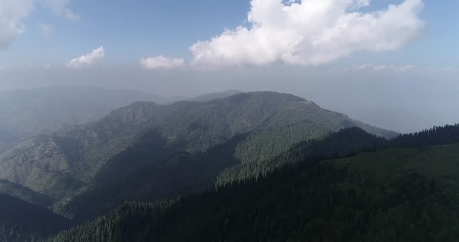 Cinematic 4K arial footage mountains - Miranjani Mountain 10000ft above sea level - Nathiya Gali Region, Pakistan (4K Raw Drone footage 11)