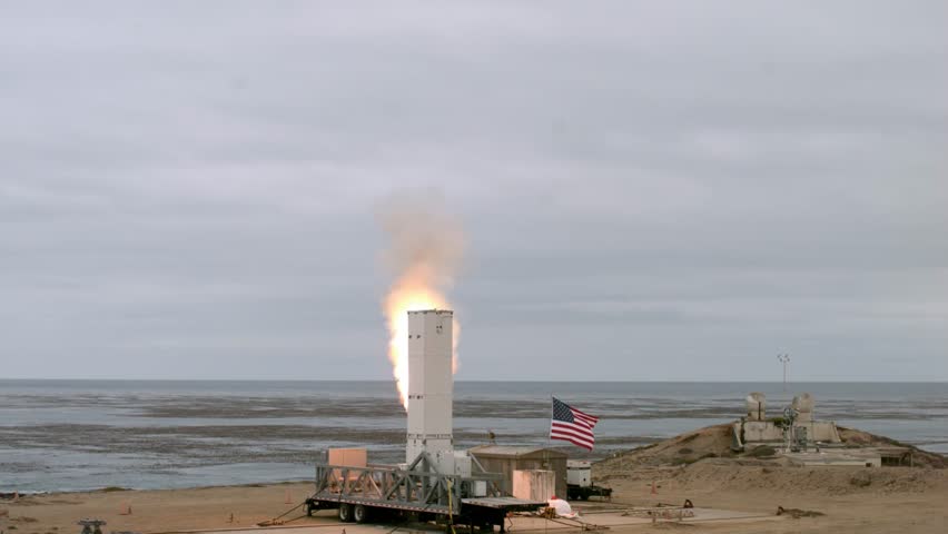 August 2019 test of a ground-launched cruise missile by the United States. 
