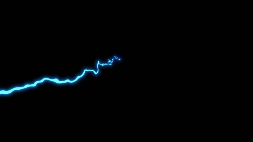 4 Glowing Blue Lightning Effects – Lightning Bolts Toward Camera – Loopable Thunderbolt Overlay Pack
