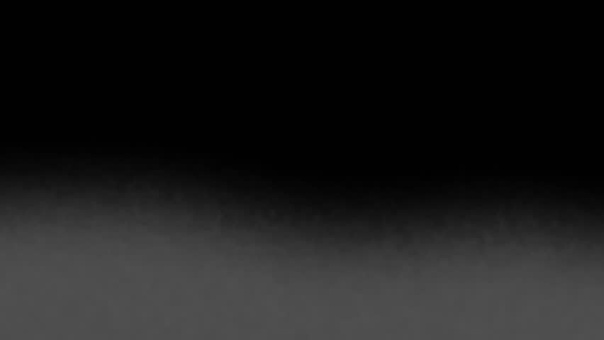 Realistic fog effect overlay, horizontal moving fog effect on dark background