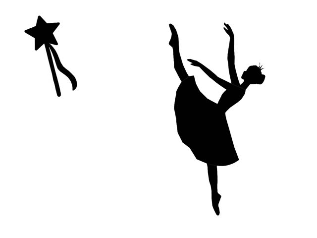 Ballet Dancing Silhouettes. Dance ballet silhouettes. Dancer woman people. Female ballerina recital silhouette. Loopable vector animation of ballerina silhouettes with props. Seamless dance motion.