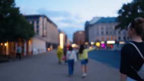 A Truly Relaxing Urban Evening Stroll Immerse Yourself in the Blurred City Lights and Delight in Watching Passersby - Powered by Shutterstock - Get 15% off with code: PIKWIZARD15
