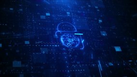 Cyber security network. Data protection. privacy protect data. Digital Lock icon internet network security technology. cyber security Services. Internet crime hackers. Cloud computing management 3D - Powered by Shutterstock - Get 15% off with code: PIKWIZARD15