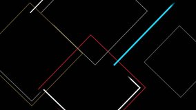 Line animation. Animation of glowing lights trails against black background - Powered by Shutterstock - Get 15% off with code: PIKWIZARD15