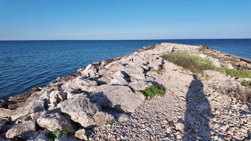 Summer view of Black sea coast near Shabla cape, Dobrich Region, Bulgaria