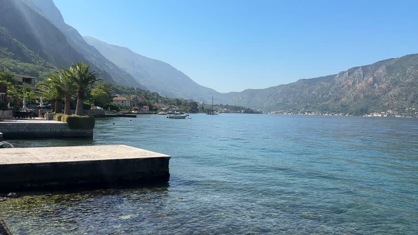 Bay of kotor montenegro summer balkan country balkans region mountains europe Adriatic city town