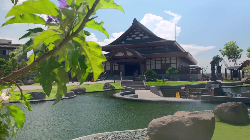 Our Lady of Akita Catholic Church with Japanese-inspired architecture at PIK 2 Jakarta Indonesia