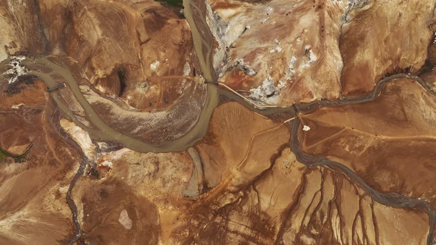 Aerial view of Iceland