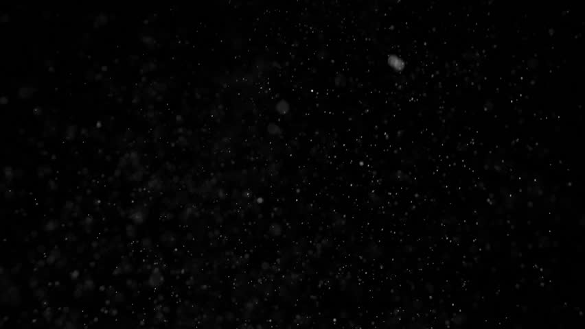 Super slow motion of realistic rain shower on black background . Filmed on high speed cinema camera at1000 fps