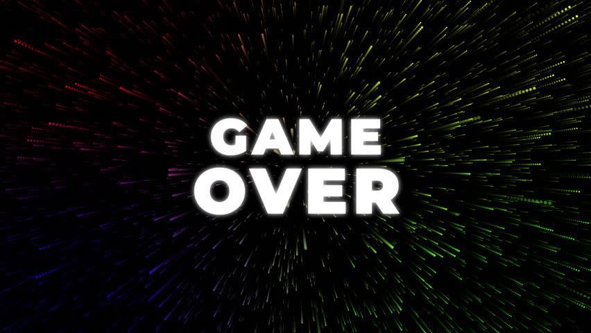 game over text with starbust background animation. retro gaming concept. 4k resolution	
 - Powered by Shutterstock - Get 15% off with code: PIKWIZARD15