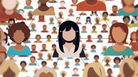 Social Network Community With Connected Diverse Avatars Representing Global Connections and Diversity - Powered by Shutterstock - Get 15% off with code: PIKWIZARD15