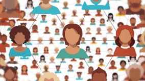 Social Network Community With Connected Diverse Avatars Representing Global Connections and Diversity - Powered by Shutterstock - Get 15% off with code: PIKWIZARD15