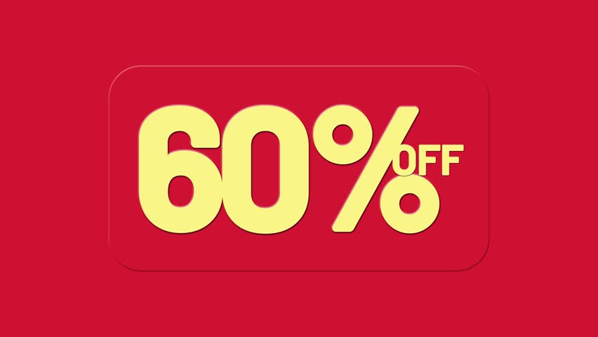 Dynamic Motion Graphic Video Showing Discount Offers from 10% to 90% Off – Animated Sale Percentages for Ecommerce, Marketing, and Promo Campaigns