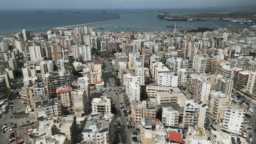 Aerial video unveils a scenic panorama of Tripoli, one of the largest cities in Lebanon