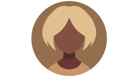 Colorful and diverse avatars representing various identities for virtual platforms, presentations, or design projects promoting inclusivity and diversity loop with luma matte - Powered by Shutterstock - Get 15% off with code: PIKWIZARD15