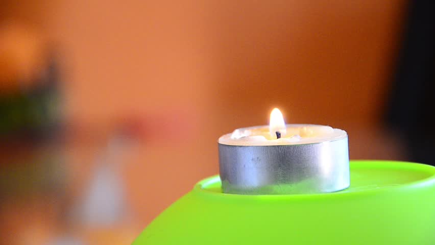 Colorful Candlelight, copyspace background