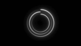 glowing concentric circle design with partial arcs and a luminous center on a black background, evoking a futuristic, sci-fi, or tech-themed visual style. - Powered by Shutterstock - Get 15% off with code: PIKWIZARD15