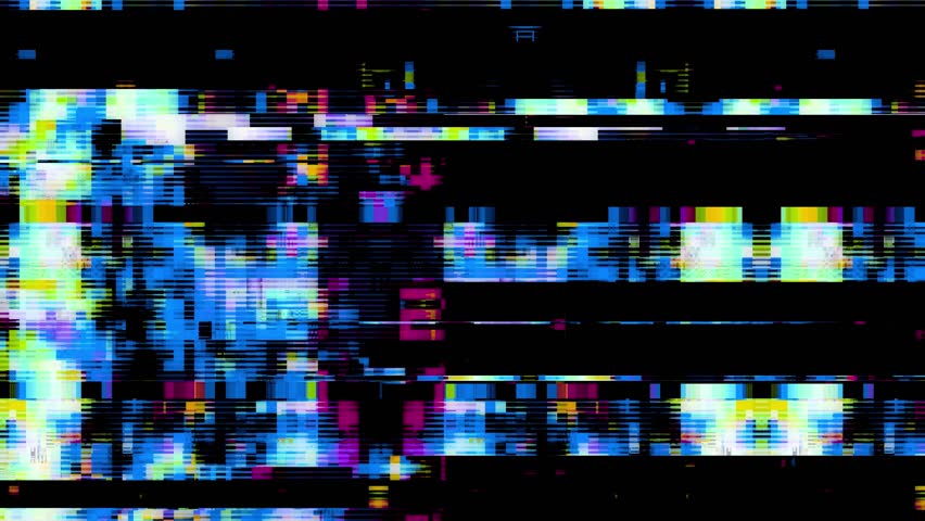 Analog Static Noise texture overlay. TV switch off. Horizontal stripes offset. No signal noise artifacts. VHS Glitch. Bad television signal. CRT transitions. Scan lines interference. Distorted VCR