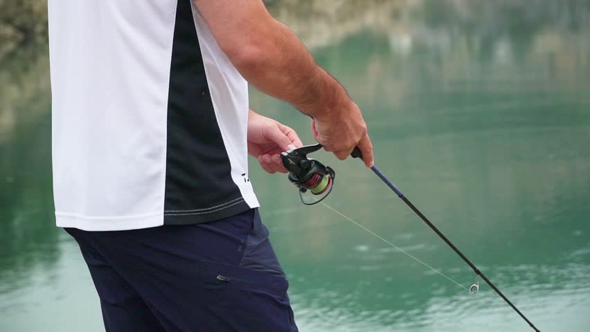 Fishing at Lake Zaovine in Tara National Park, Serbia, surrounded by stunning nature and tranquility
