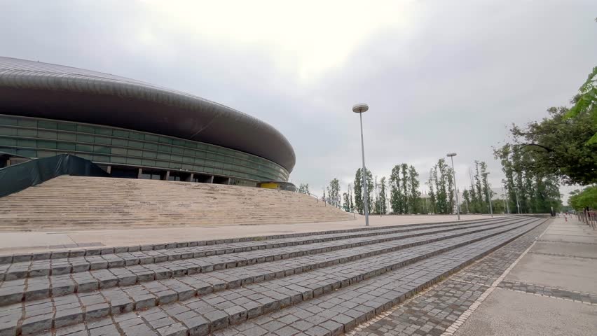 Portugal’s largest indoor venue called Mea Arena newly developed area called Parque Das Nacoes in Lisbon.