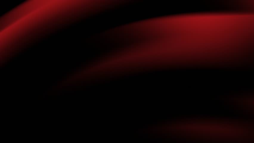 An Abstract waves of deep red gradients curve softly across a dark background in flowing motion