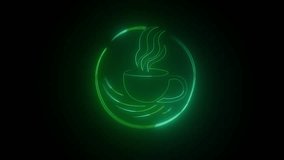 Rotating Green Globe in Neon Wireframe Style on Black Background in 4K - Powered by Shutterstock - Get 15% off with code: PIKWIZARD15