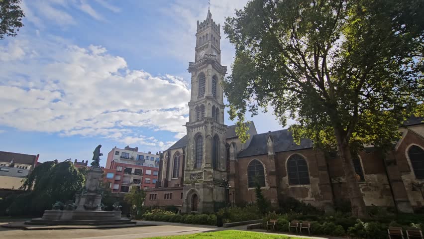 Saint Gery Church ( EGLISE SAINT GERY ) in Valenciennes, Nord Department, Hauts-de-France, France