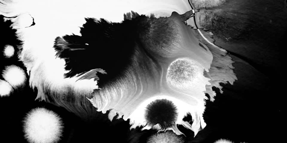 ink transition splatter blot spreading left to right turbulent moving abstract painting animation background new cool nice motion dynamic beautifu