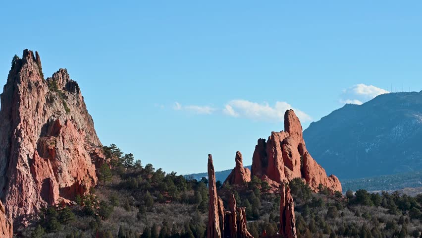 Garden of the Gods Hoodoo Rock Landscape, Colorado