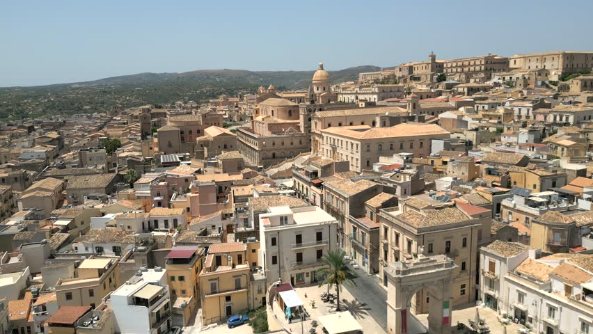 4K Aerial of Noto, Sicily in July 2025