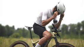 Man Riding Mountain Bike. Cyclist On Trail. Outdoor MTB Fitness. High Performance Sport. Cyclist Mountain Bike. Summer Ride Cycling. Fitness Challenge. Fitness Break. Cycling Training. Healthy Habits - Powered by Shutterstock - Get 15% off with code: PIKWIZARD15