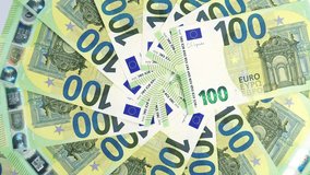 100 Euro Bills - Money circle spinning background - Powered by Shutterstock - Get 15% off with code: PIKWIZARD15