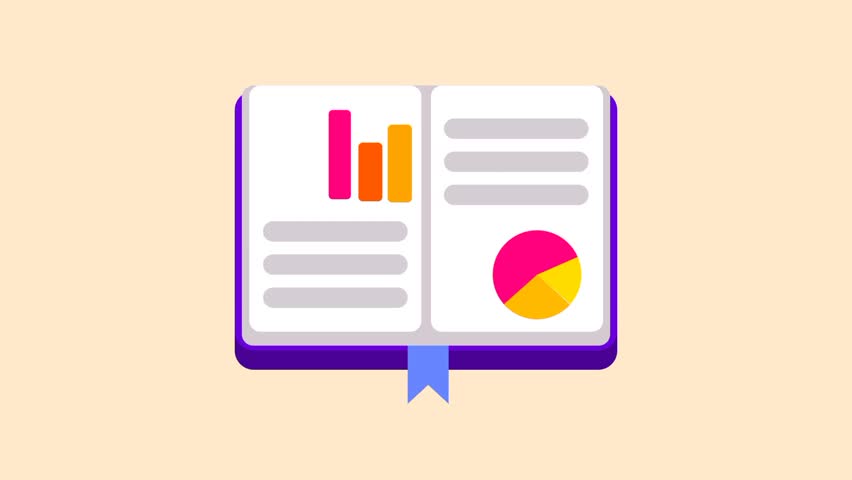 An open book with graphs and charts illustrates data analysis, learning, or report visuals for educational or corporate use - Powered by Shutterstock - Get 15% off with code: PIKWIZARD15