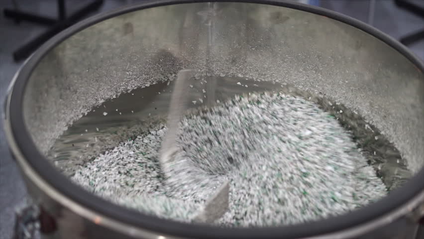 Plastic pellet production process of plastic pellet production machines in industrial plants