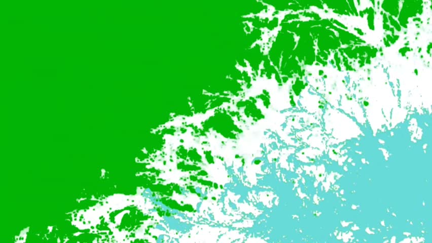 3d animation of frost transition from left to right with alpha channel 